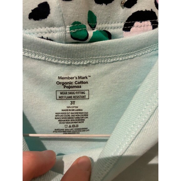 NWOT Member's Mark Blue "Pawsitively Sleepy" Pajamas - 3T - Picture 3 of 3